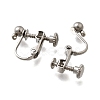 316 Stainless Steel Clip-on Earring Findings X-EJEW-R019-01P-2