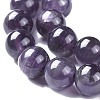 Natural Amethyst Round Bead Strands X-G-I168-08-8mm-3
