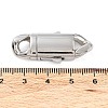 Non-Tarnish 304 Stainless Steel Bayonet Clasps STAS-M325-08P-3