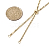 Adjustable 304 Stainless Steel Curb Chains Necklaces Making AJEW-JB01215-02-2