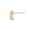 Brass Earring Findings KK-T062-221A-NF-4