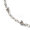 Tarnish Resistant 304 Stainless Steel Satellite Chain Bracelets BJEW-JB06524-01-4