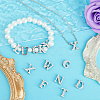 52Pcs 26 Style Alloy Rhinestone Slide Charms FIND-SC0005-51-3