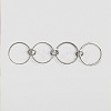 Brass Micro Pave Cubic Zirconia Finger Rings FS-WG6545E-12-2