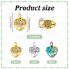 50Pcs Alloy Pendants PALLOY-PH01775-2