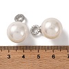 Rack Plating Brass Micro Pave Clear Cubic Zirconia Pendants KK-B103-01B-P-3