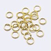 925 Sterling Silver Soldered Closed Jump Rings STER-F036-03G-1x8-1