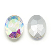 Pointed Back Glass Rhinestone Cabochons RGLA-T080-18x25mm-05-2