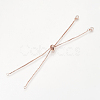 Brass Slider Bracelets Making MAK-R025-02RG-2
