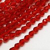 Glass Beads Strands X-EGLA-E010-8x12mm-08-2