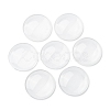 Transparent Glass Cabochons GGLA-R026-35mm-4