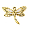 Ion Plating(IP) Real 18K Gold Plated 304 Stainless Steel Rhinestone Pendants STAS-P341-04G-01-1