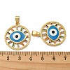 Golden Brass Pendants KK-L209-010G-01-3