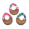 Resin and Walnut Pendants FIND-R051-10H-1