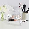 Transparent Acrylic Earring Hanging Display Stands EDIS-FH0001-05-6