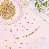 200Pcs 4 Colors Brass Grade A Rhinestone Spacer Beads KK-PA0001-05-4