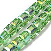Electroplate Glass Beads Strands EGLA-M031-01A-HR-2