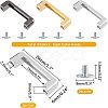 12 Sets 3 Colors Zinc Alloy Bag Suspension Clasps FIND-WR0005-56-2