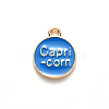 Alloy Enamel Pendants ENAM-S124-01B-02E-3