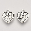 Tibetan Style Alloy Pendants TIBEP-T009-13AS-RS-2