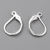 Brass Leverback Earring Findings X-KK-O131-09S-2