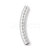 304 Stainless Steel Curved Tube Beads STAS-M071-03J-P-2