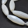 Natural White Agate Beads Strands G-O179-G01-2-3
