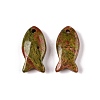Natural Unakite Pendants G-N342-106I-1