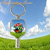 Pickleball Paddle Alloy Sublimation Blanks Keychains AL-CBAF9A1-02P-02-4