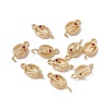 Brass Connector Charms KK-A171-24G-3