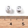 Opaque Acrylic Beads OACR-D282-06G-3