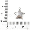304 Stainless Steel Pave Synthetic Shell Pendants STAS-P402-03B-P-3
