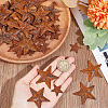 50Pcs 2 Styles Iron Pendants IFIN-GF0001-41B-3