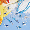 10Pcs 5 Styles Zinc Alloy Enamel Pendants FIND-PH0022-12-5