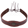 PU Leather & Alloy Headbands Hair Accessories for Women Girls OHAR-WH20009-02A-02-7