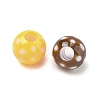 Opaque Acrylic European Beads OACR-D309-06-2