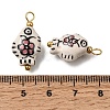 Handmade Porcelain Pendants PR-CBA0027-06G-02-3