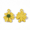 Spray Painted Alloy Pendants X-PALLOY-N0147-04D-2