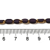 Electroplate Glass Beads Strands EGLA-P061-02A-05-4