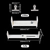 Acrylic Bracelet Webbing Retainer Knitting Tool TOOL-WH0155-21A-2