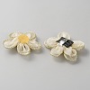 Lace & Plastic Detachable Shoe Buckle Clips FIND-WH0423-74A-2