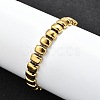 304 Stainless Steel Rectangle Link Chain Braceletes for Women BJEW-R022-01G-3