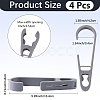 4Pcs Plastic Clothes Clip Hook AJEW-CN0006-34A-2