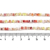 Gradient Color Electroplate Glass Bead Strands X-GLAA-E042-05-B01-5