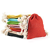 22Pcs 11 Colors Rectangle Cloth Packing Pouches ABAG-TA0001-87A-3