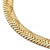 304 Stainless Steel Herringbone Chain Necklaces NJEW-P282-03G-3