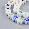 Handmade Millefiori Glass Bead Strands LAMP-J035-6mm-11-2