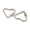 Non-Tarnish 304 Stainless Steel Screw Carabiner Lock Charms STAS-C092-05B-P-2