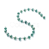 Handmade Electroplate Glass Beaded Chains AJEW-JB00529-05-2