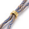 Nylon Cord Silder Bracelets MAK-C003-03G-20-2